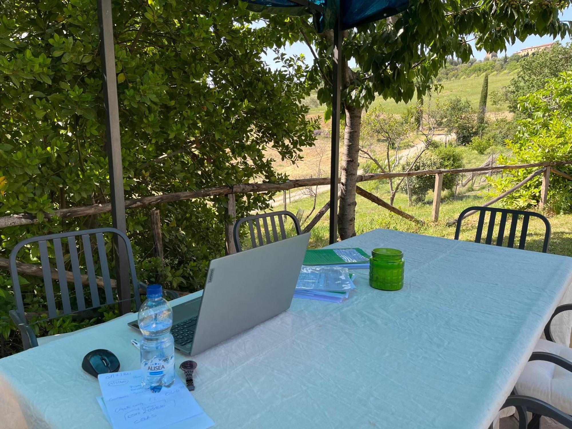 Agriturismo Le Querciole In Val D'Orcia بانيو فينيوني المظهر الخارجي الصورة